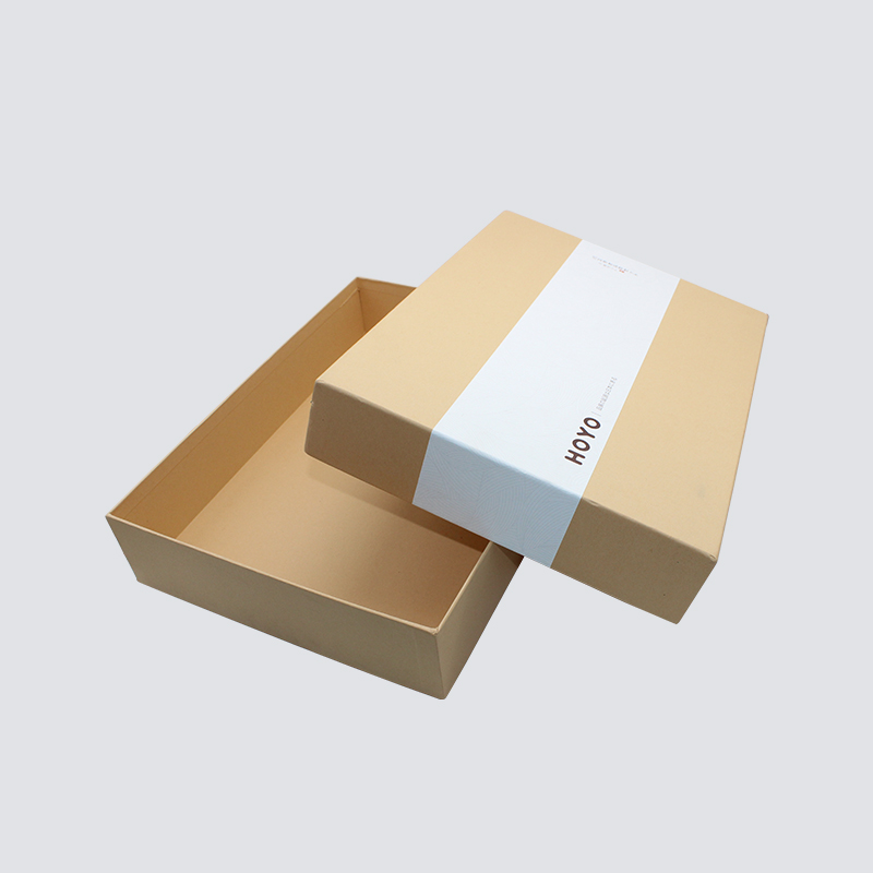 雙面淺牛環(huán)保包裝紙盒成品展示